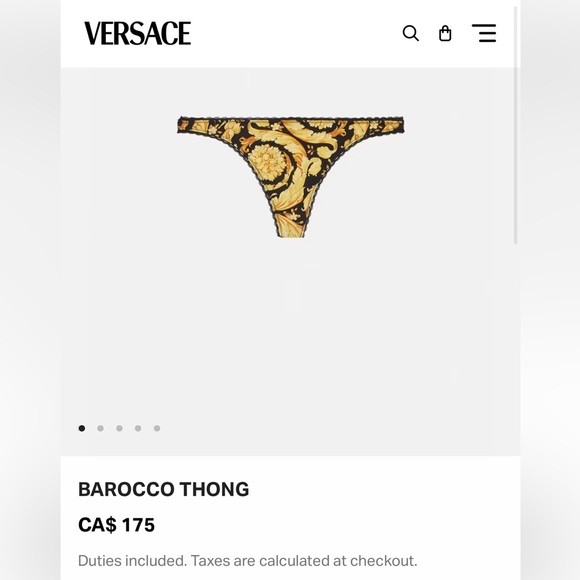 Brand new with tag Versace bra and underwear - Picture 10 of 10